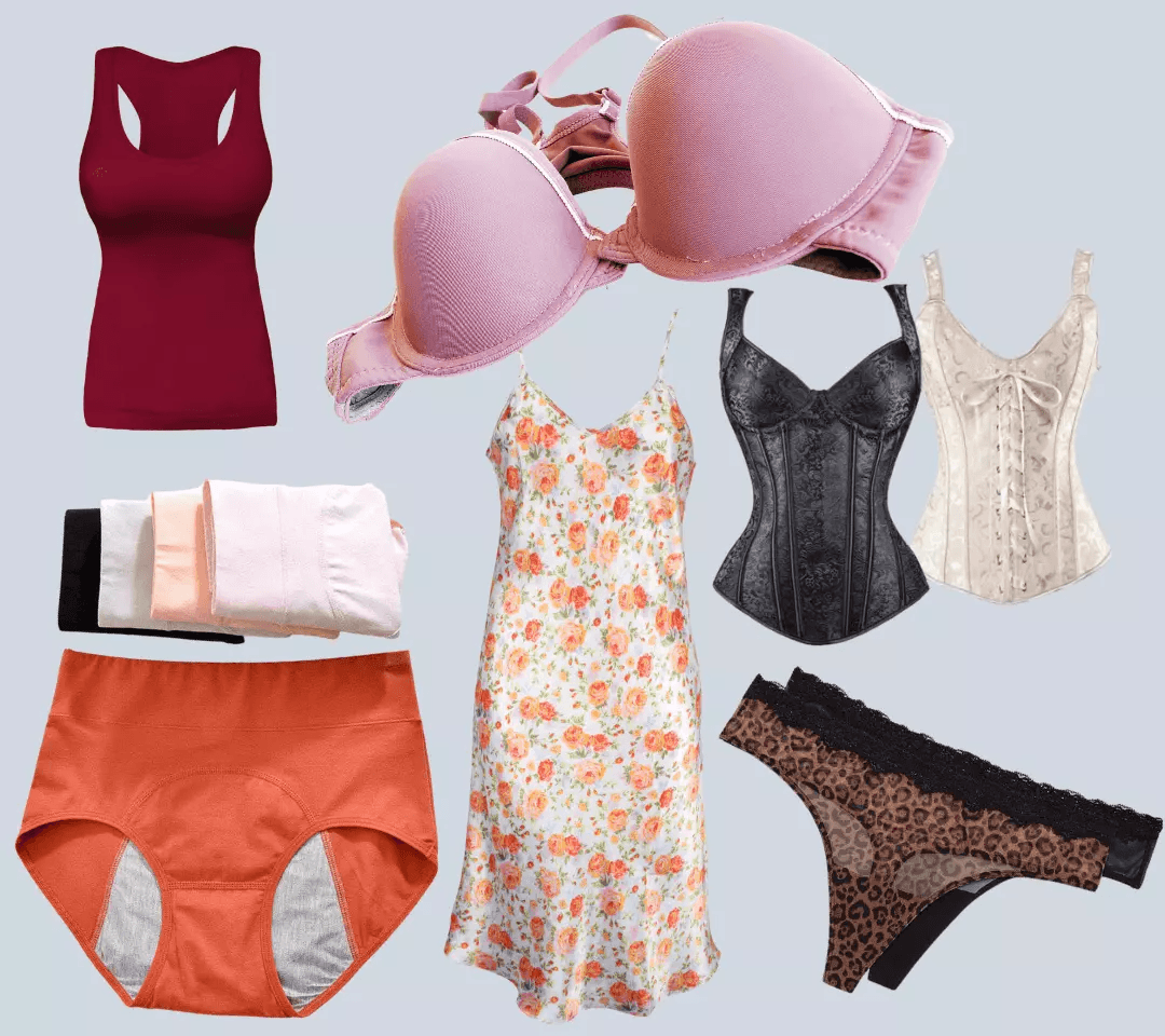 Nightwear, Lingerie & Underwear
