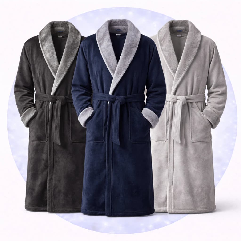 Men's Fur Long Robe