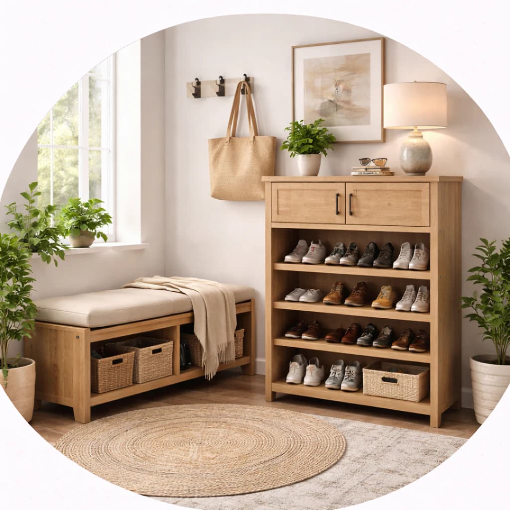 Shoe Racks & Cabinets wood