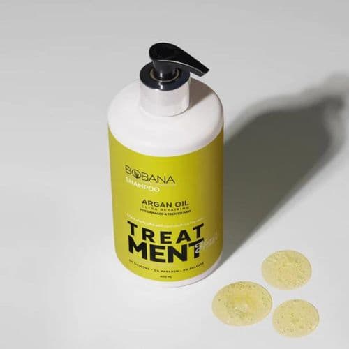 Bobana Bobana Argan Oil Shampoo for Damaged and Chemically Treated Hair - 400 ml