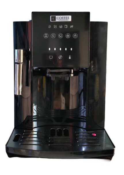 آلة إسبريسو أوتوماتيكية ضغط 20 بار قدرة 1.5 لتر 1500 واط باللون الأسود Ecoffee