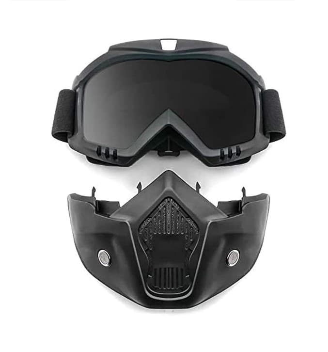 Glasses Motorcycle Face Mask Moto Helmet