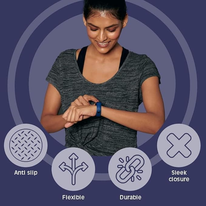 INEFABLE Mi Band 3 & 4 Strap Band Belt Wristband Strap Compatible with Mi Band M