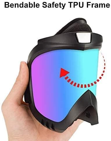 VC-Time Motorcycle Goggles Mask Detachable,Ski Motocross Goggles Helmet Sunglass