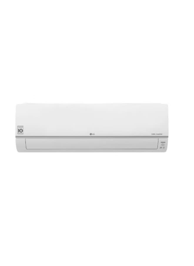 مكيف هواء إل جي DUALCOOL بضاغط عاكس، S-Plus، 1.5 حصان تبريد/تدفئة S4-W12JA2MA أب