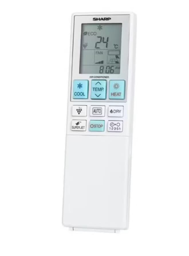 SHARP Split Air Conditioner 2.25 HP Cool Digital Plasmacluster White AH-AP18ZHE