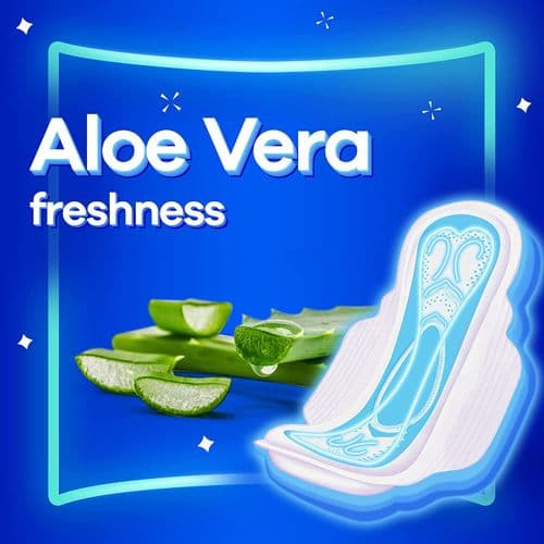 Always PROTECT PLUS Maxi Thick Long Sanitary Pads With Aloe Vera 182 PCS