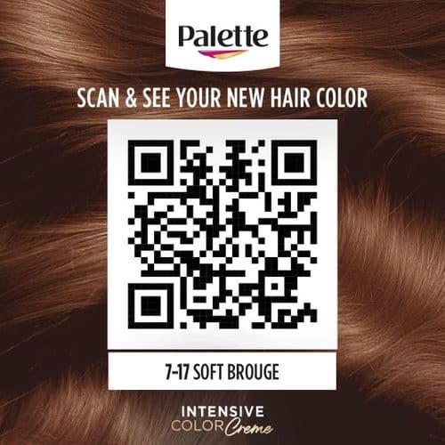 Palette Intensive Hair Color Cream 7-17 Soft Brouge