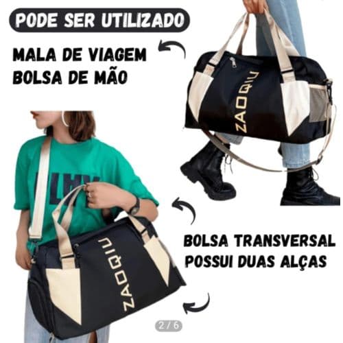 ZAOQHU Trend Sporty Bag - Modern Mesh Design for All Activities