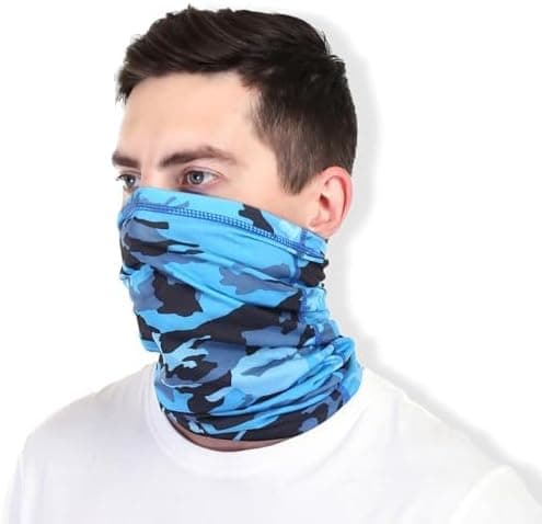 PLAYFITZ Bahamas Premium Bandana for Dust & Sun Protection, Comes With Cool Ligh