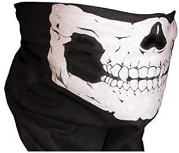 Motorcycle Horror Face Mask Black