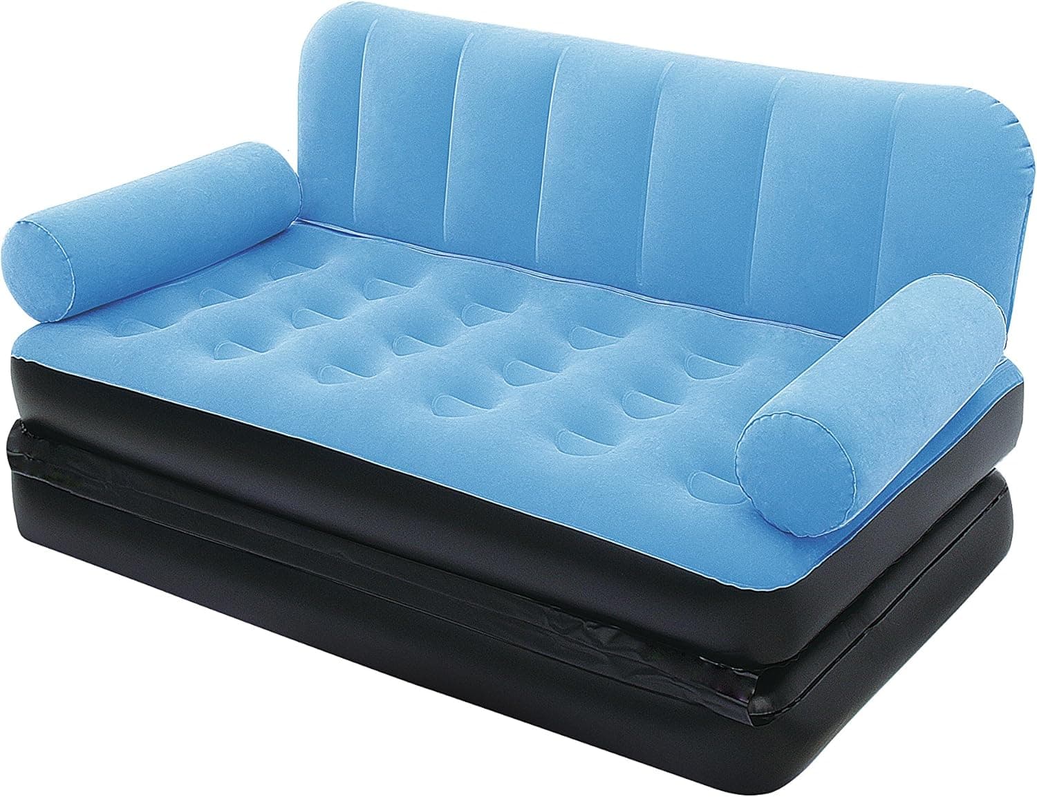 Deuba Bestway multi max air couch inflatable chair with sidewinder ac air pump,