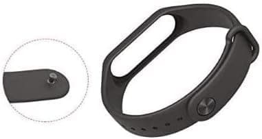 Bracelet silicone for xiaomi 3 & xiaomi 4 watch band black color
