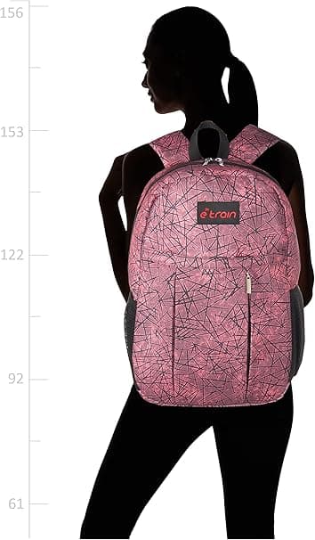 E-train Backpack Bag Fit Up to 15.6 - Red BG01R