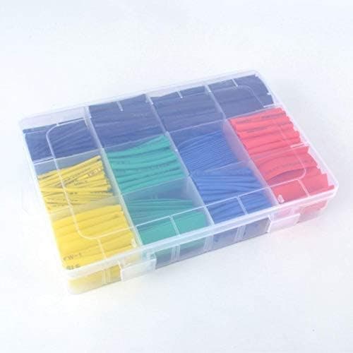 Pack of 530pcs Heat Shrink Tubing Insulation Shrinkable Tube Assortment Electron