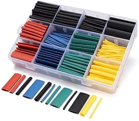 530 Pieces Heat Shrink Tubing Insulation Shrinkable Tubes Assortment Electronic