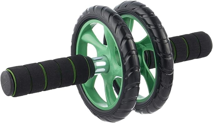 Other Exercise rolling wheel with yoga mat - multi color.