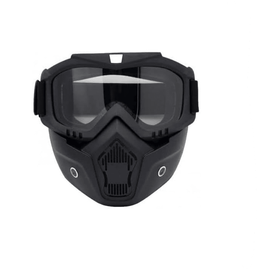 Motorcycle face mask blue color