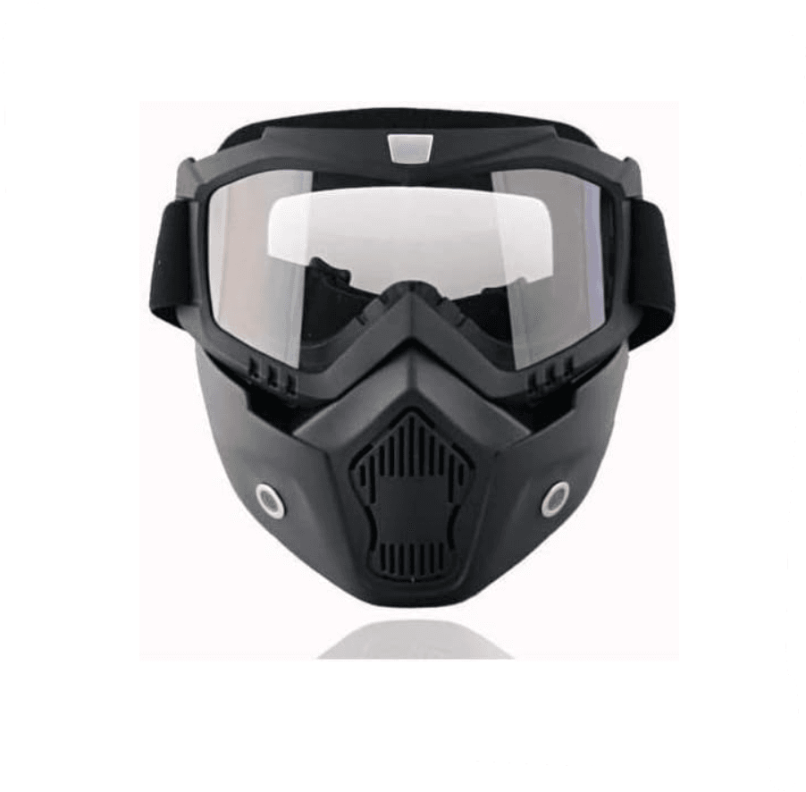 Motorcycle face mask blue color