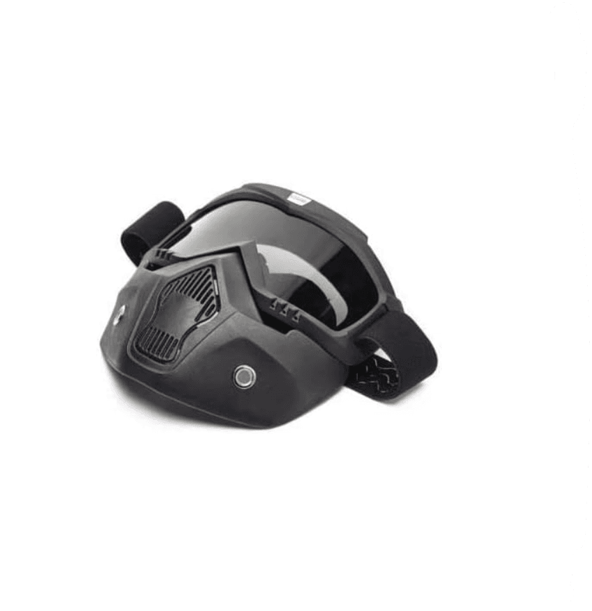 Motorcycle face mask blue color
