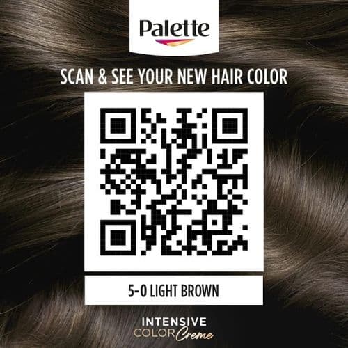 Palette Intensive Hair Color Cream 5-0 Light Brown