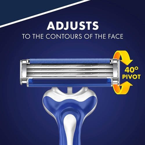 Gillette Blue3 COMFORT 3 Blades Shaving Razor With COMFORT Gel 62 PCS