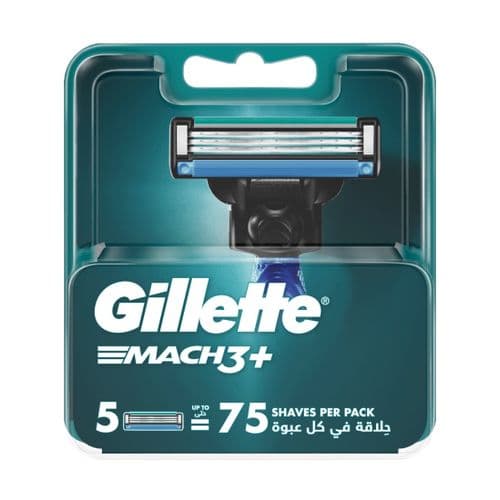 Gillette Mach3 Mens Razor Blade Refills 5 PCS