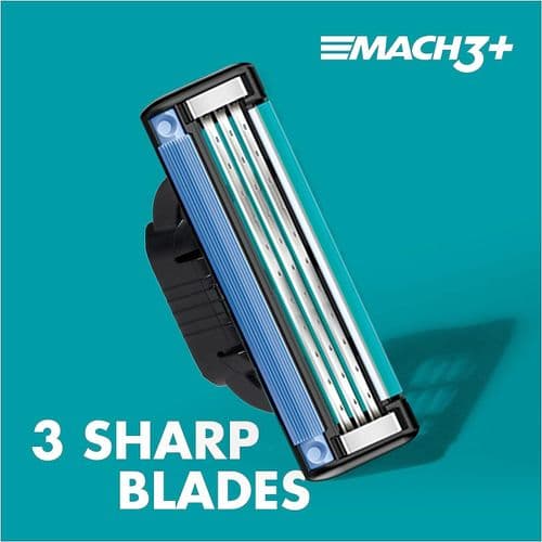 Gillette Mach3 Mens Razor Blade Refills 3 PCS