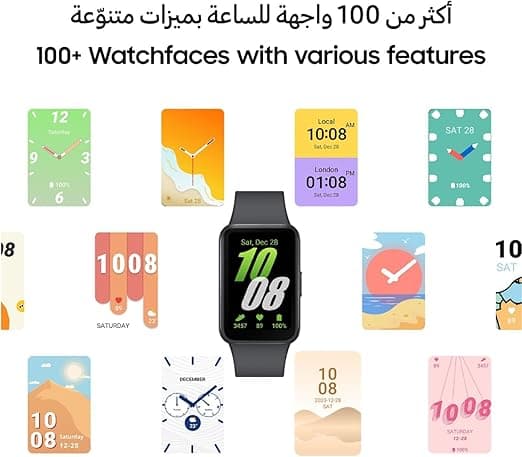 Samsung Galaxy Fit3 Smartwatch, Exercise and Sleep Tracking, Fall Detection, Blu