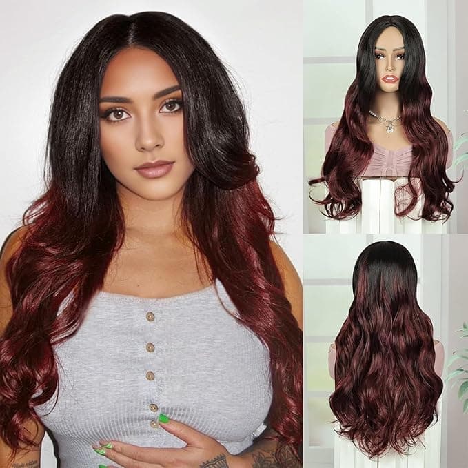 Barakah Womens Long Wig, Made of Fiber, Daily Looks, Hair Loss Solution, Change