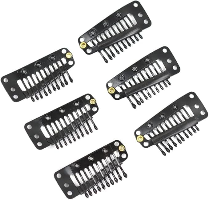 Stainless steel wig clips, invisible Ease of use Pack with 30 clips