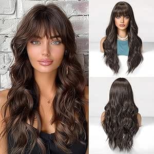Womens Wig Fiber Wig Daily Looks Solve Hair Problems Meeting,Change Your Lock,W