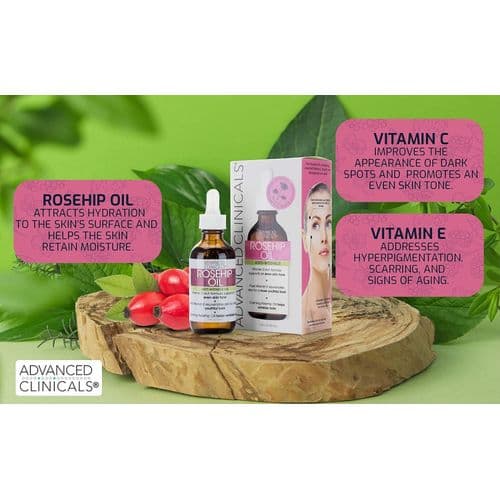 Advanced clinicals Rosehip Oil Anti-wrinkle Serum 53ml