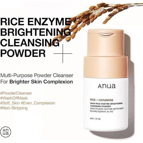 Anua Rice Ceramide Rice Enzyme Brightening Cleansing Powder 40g
