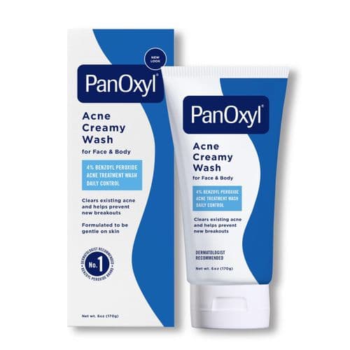 PanOxyl Ance Creamy Wash 4 Benzoyl Peroxide Ance Treatment Wash Daily Control 15