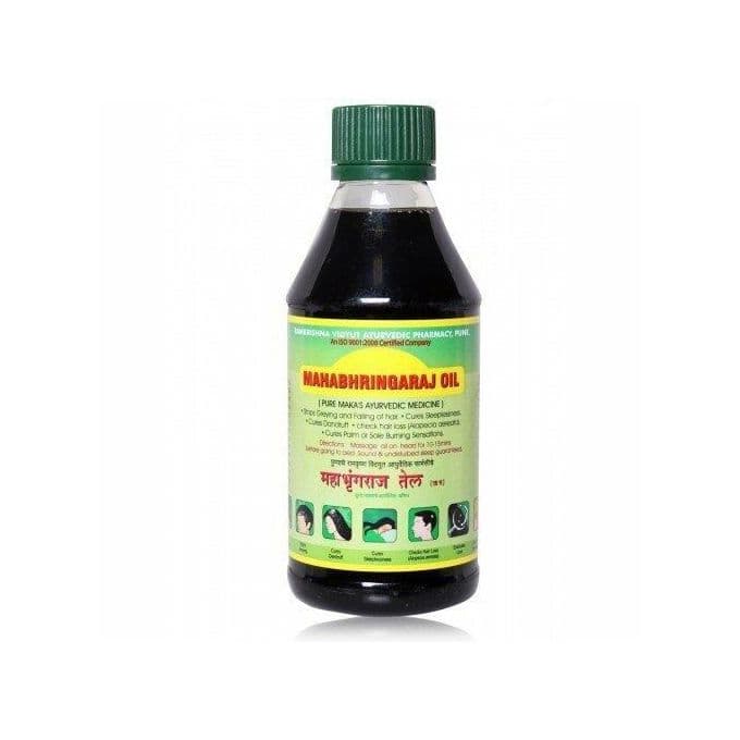 Mahabhringaraj Oil Pure Maka Ayurvedic Medicine Oil 200ml