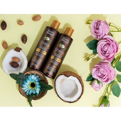 Every Strand Shea & Coconut Oil Deep Moisture Shampoo - 399 Ml