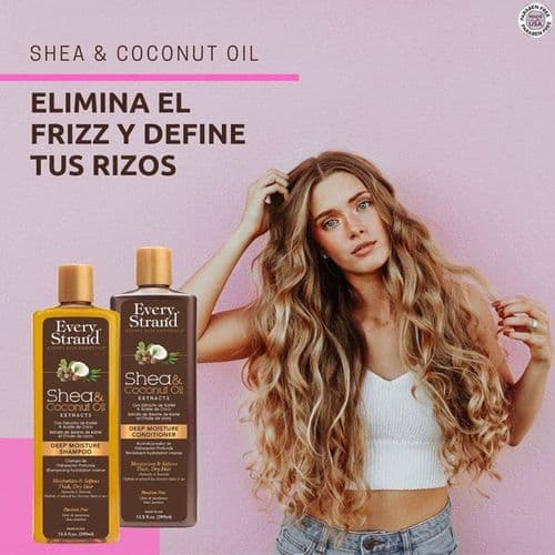 Every Strand Shea & Coconut Oil Deep Moisture Shampoo - 399 Ml