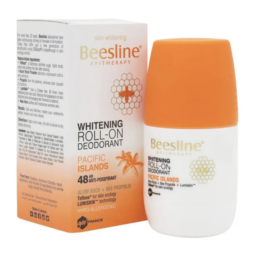 Beesline Beesline - 50 مل 11 مزيل رائحه العرق لتفتيح البشره -جزر الباسيفيك 48 سا