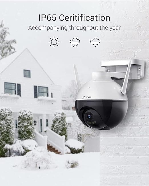 EZVIZ C8C 1080p Full HD WiFi Security Camera Outdoor Pan/Tilt/Zoom, 360 Visual C