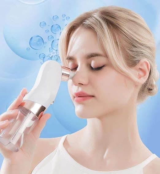 LIWEARE Blackhead Suction Pore Cleaner, 6 Suction Heads, 3 Modes, USB Charging F