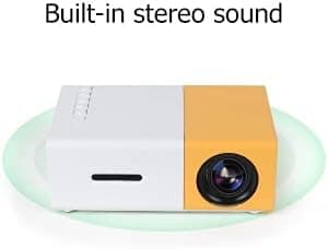 V88R 400 Lumens Full HD Native 1080P Led Projector,Short Throw, Remote, 20-60 In