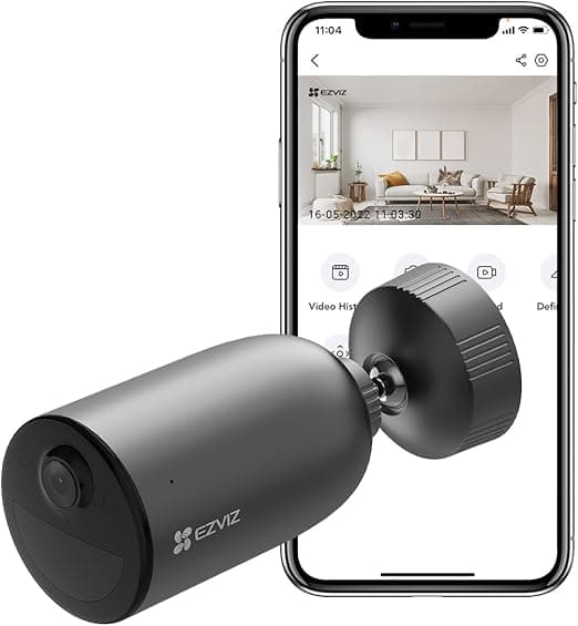 Eb3 2k standalone smart home battery camera with 2k resolution, smart human moti