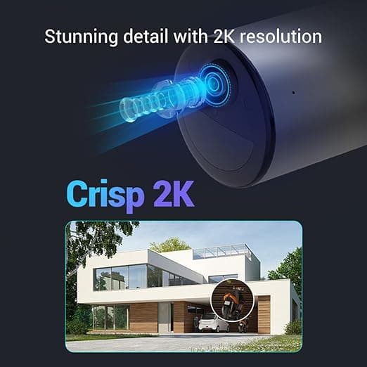 Eb3 2k standalone smart home battery camera with 2k resolution, smart human moti
