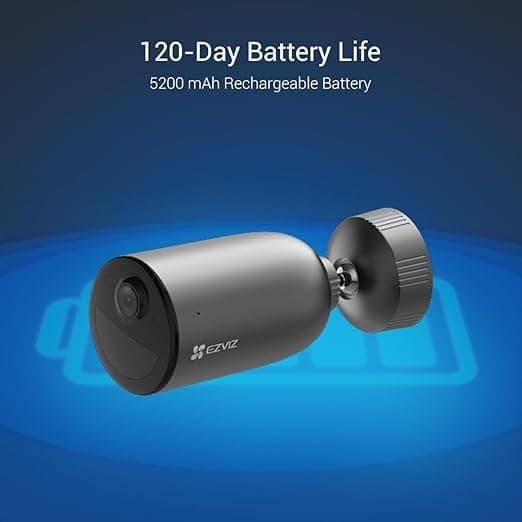 Eb3 2k standalone smart home battery camera with 2k resolution, smart human moti