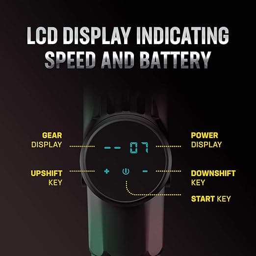 LDREAMAM Bodytechnix Massage Gun for Athletes Powerful & Quiet 30 Speed Deep Tis