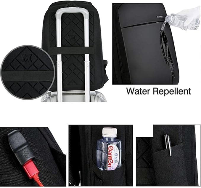 MEINAILI Laptop Backpacks Black