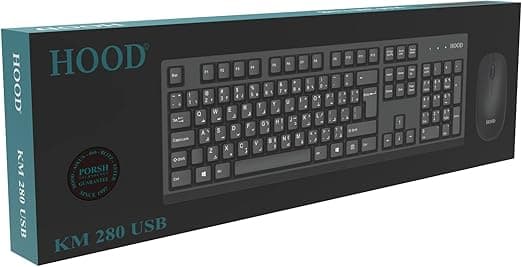 KEYBOARD MOUSE HOOD KM 280 USB
