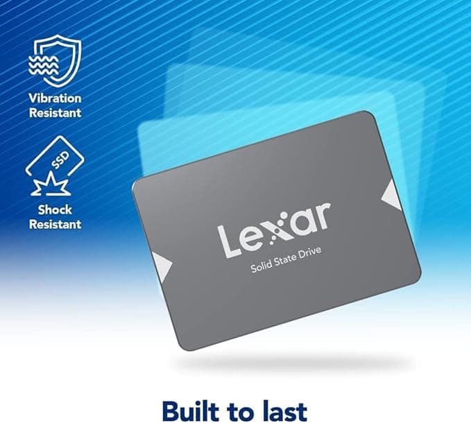 Lexar NS100 2.5 SATA III 6Gb/s Internal 1TB SSD, Solid State Drive, Up To 550MB/