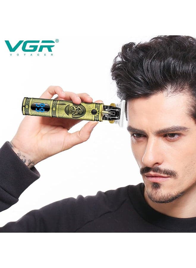 V-228 Electric Shaving Machine-Hair Shaving And Trimming Beard Multicolor